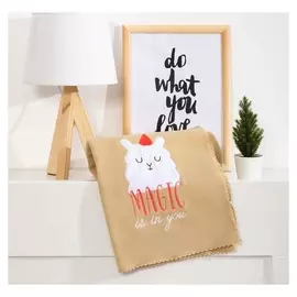 Плед экономь и Я Magic Lama 75*100 см, пл.160 г/м2, 100% п/э