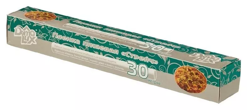 Пленка пищевая Domolux 29смх30м 8 мкм в коробке 6227/24d