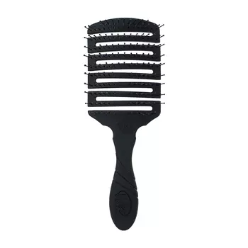 WET BRUSH Щетка для быстрой сушки волос с мягкой ручкой, прямоугольная черная / PRO FLEX DRY PADDLE BLACK