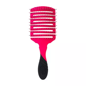 WET BRUSH Щетка для быстрой сушки волос с мягкой ручкой, прямоугольная розовая / PRO FLEX DRY PADDLE PINK