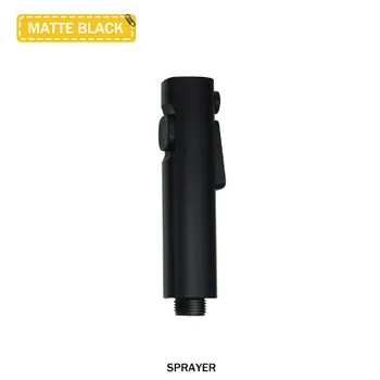 Белый ручной распылитель для туалета Mate Bidet, набор для ванной комнаты, настенный латунный угловой клапан, распылитель для туалета высокого давления из ABS