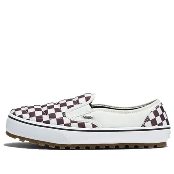 Кроссовки snow lodge 'quilted checker board' Vans, белый