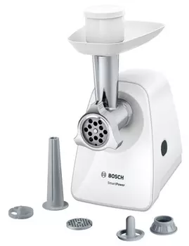Электрическая мясорубка Bosch MFW2520W, 1.5 кВт, 1.7 кг/мин, белый (MFW2520W)
