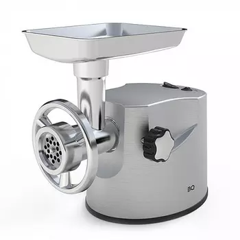Электрическая мясорубка BQ MG2004, 2.2 кВт, 2.5 кг/мин, серебристый