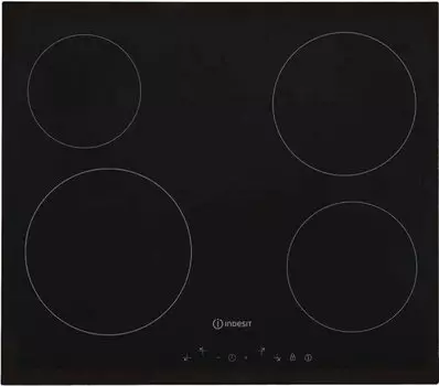 Электрическая варочная панель INDESIT IRT 160, 4 конфорки, черный (869890400160)