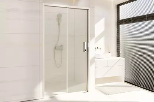 Душевая дверь Royal Bath Accord 135 RB135HS-T-ST стекло прозрачное, профиль сатин