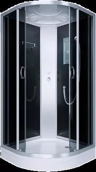 Душевая кабина Erlit Comfort ER3508P-C4-RUS стекло тонированное, профиль серебро
