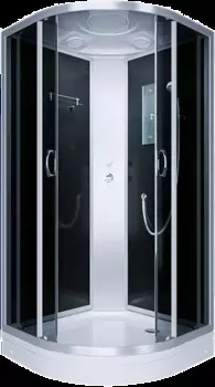 Душевая кабина Erlit Comfort ER3510P-C4-RUS стекло тонированное, профиль серебро