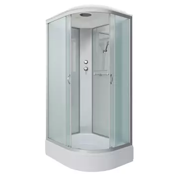 Душевая кабина Niagara Classic 332944L стекло матовое, профиль серебро