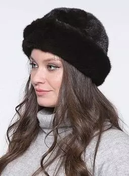Шляпа из норки 117 с утеплителем, КАЛЯЕВ