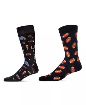 Носки мужские Crew Sports Assortment, пара из 2 шт MeMoi, черный