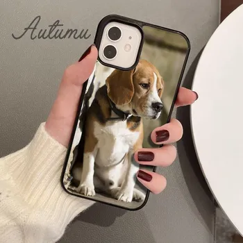Чехол для телефона с милой собакой-биглом для iPhone 11, 12, 13, 14 Pro Max mini X XR XS SE 2020, 5, 6S, 7, 8 Plus, Samsung Galaxy S21 S22, чехол iPhone 6plus