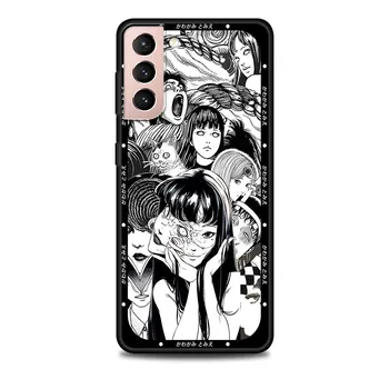 Чехол Tomie Comic Again для Samsung Galaxy S24 S23 S22 Ultra S10 S20 S21 FE S10E S9 Plus, мягкий черный чехол из ТПУ для телефона, бампер Samsung S9