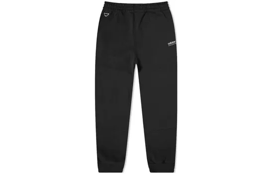 Трикотажные спортивные штаны мужские черные Adidas, черный