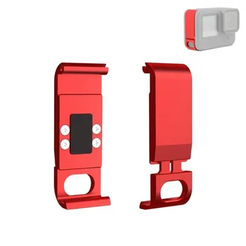 Металлическая крышка интерфейса PULUZ со стороны аккумулятора для GoPro HERO12 Black/11 Black/10 Black/9 Black чёрный