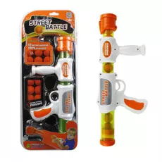Игрушечное оружие с мягкими шариками - Street Battle, 12 шариков