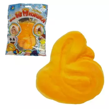 Игрушка-антистресс - М-м-мняшка squishy/сквиши - Булочка