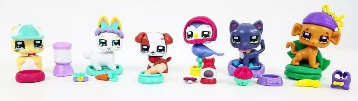 Игрушка-питомец Boxy Girls Pets 7 см с аксессуарами, 6 видов