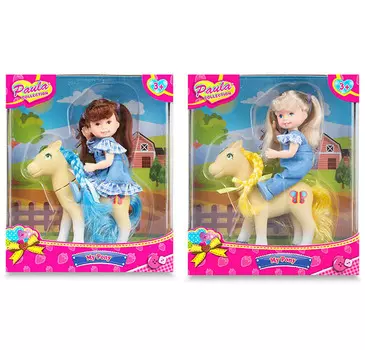 Игровой набор - Paula. Прогулка с пони, 2 вида