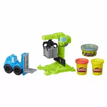 Игровой набор Play-Doh - Wheels Кран и погрузчик