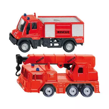 Игровой набор - Пожарные машинки, 2 штуки, 1:87
