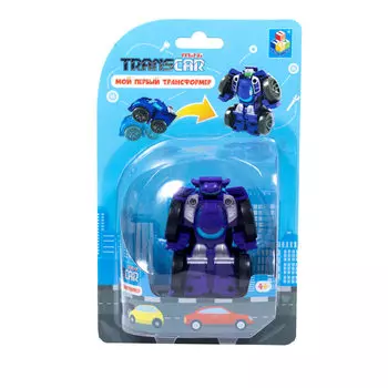 Игровой набор - Мой первый трансформер,собирается в суперкар, 6 см