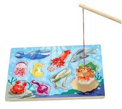Игровой пазл "Рыбалка" из серии "Магнитные игры"