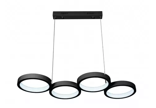 Подвесная люстра ILedex Ring Star 9004-4-D BK