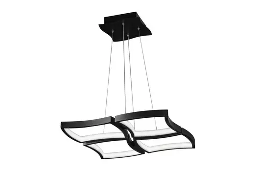 Подвесная люстра ILedex Roomy 8196-4-D-T BK