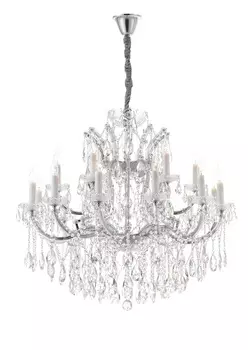Подвесная люстра iLamp Diamond 6071-18 CR+CL