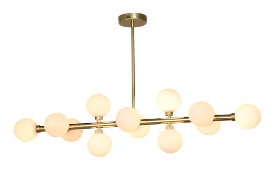 Подвесная люстра ILamp GOLDEN 712P/12 GL-WH