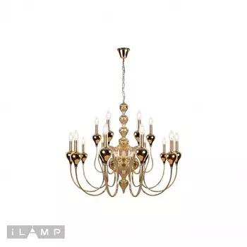 Подвесная люстра ILamp Lady 88003-10+5 GD