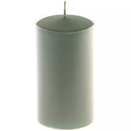 Декоративная свеча Wenzel Velours изумрудная 8х15 см