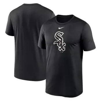 Мужская черная футболка с логотипом Chicago White Sox New Legend Nike