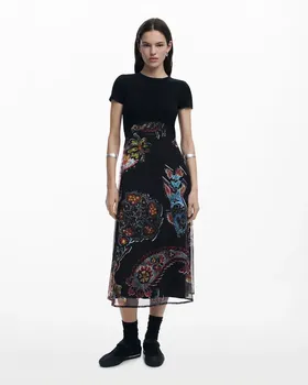 Платье, созданное Кристианом Лакруа Desigual, черный