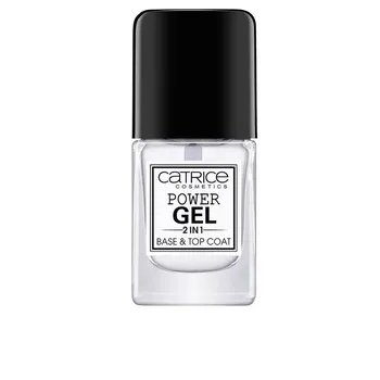Лак для ногтей Power Gel 2 In 1 Base & Top Coat Catrice, 10,5 мл.