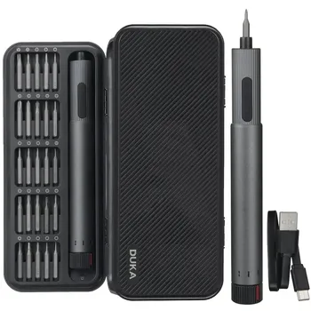 Электрическая отвертка Xiaomi DUKA Е2 Electric Precisoon Screwdriver Set 25 в 1 (черный)