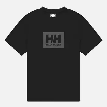 Мужская футболка Helly Hansen HH Box 2.0, цвет чёрный, размер L