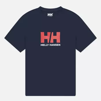 Мужская футболка Helly Hansen HH Logo 3.0, цвет синий, размер M