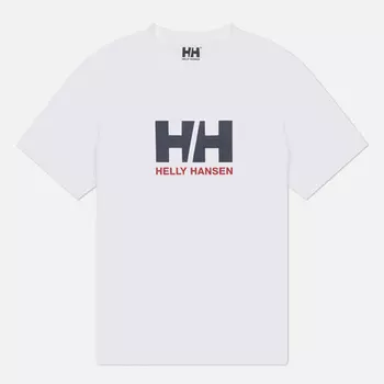Мужская футболка Helly Hansen HH Logo 3.0, цвет белый, размер XXL