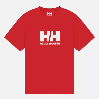 Мужская футболка Helly Hansen HH Logo 3.0, цвет красный, размер M