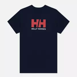Мужская футболка Helly Hansen HH Logo, цвет синий, размер S