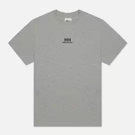 Мужская футболка Helly Hansen YU20 Logo, цвет серый, размер XXXL