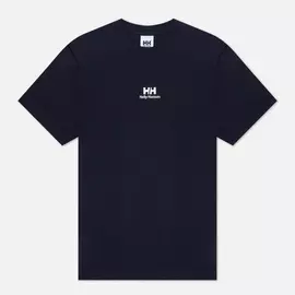 Мужская футболка Helly Hansen YU20 Logo, цвет синий, размер XXS