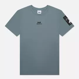 Мужская футболка Helly Hansen Yu Twin Logo, цвет серый, размер XL