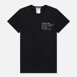 Мужская футболка Helmut Lang Finest Emblem Standard, цвет чёрный, размер S