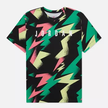 Мужская футболка Jordan Jumpman Air All Over Print, цвет чёрный, размер M