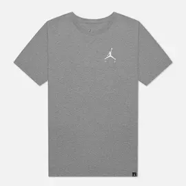 Мужская футболка Jordan Jumpman Air Embroidered, цвет серый, размер S