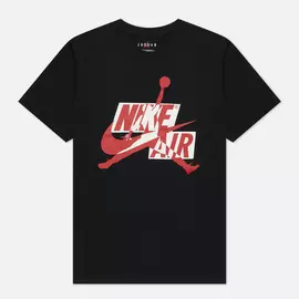 Мужская футболка Jordan Jumpman Classics HBR Crew, цвет чёрный, размер XXXL