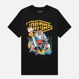 Мужская футболка Jordan Sport DNA GFX Crew, цвет чёрный, размер XL